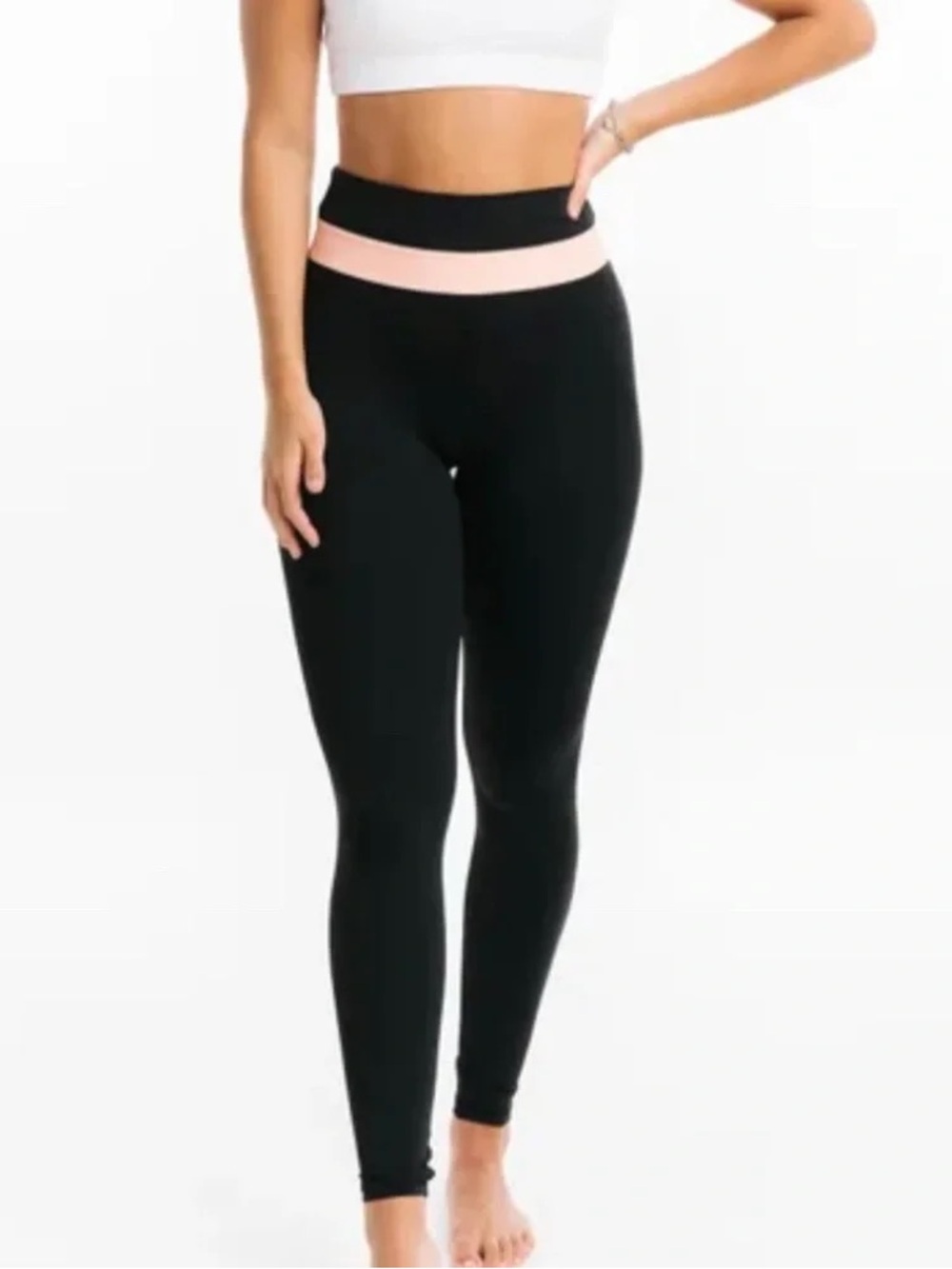 Zyia Peach Band Light n tight hi-rise legging size 2